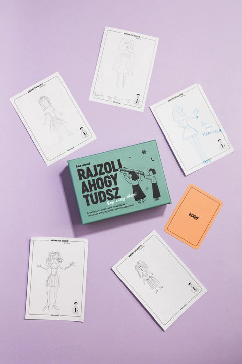 Rajzolj, ahogy tudsz – társasjáték, ami mindenkit megnevettet!